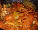 Foto langkah ke 4 dari resep Lobster Saus Padang.