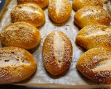Szezámmagos szendvics vekni (teljes kiőrlésű) recept fázis 4 fotója