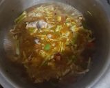 A picture of step 2 of Chinese pulao.