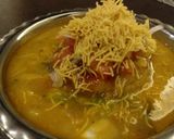 A picture of step 1 of Aloo puri.
