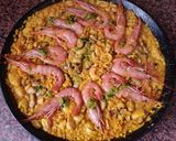 A picture of step 10 of Seafood and Fish Paella.