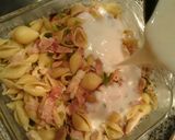 Foto del paso 7 de la receta: Pasta gratinada con pollo, puerro y jamón