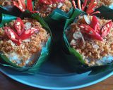 Foto langkah ke 6 dari resep 44#Ketan Bumbu/Ketan tetel/Ketan serundeng.