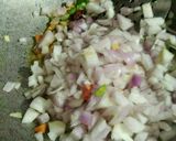 A picture of step 3 of Bhutiya sakal ka poha.