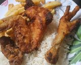 Foto del paso 4 de la receta: Pollo broaster con papas fritas🍗🍟