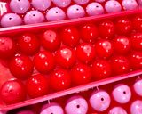 Foto langkah ke 2 dari resep Strawberry Red Velvet Cheese Pudding.