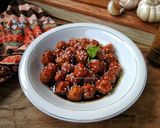 Foto langkah ke 5 dari resep Bakso goreng madu wijen.