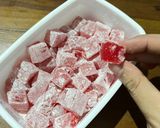 Foto langkah ke 7 dari resep Lokum/Turkish Delight tanpa Cream of Tartar.