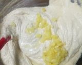 A picture of step 3 of Pinacolada cake.