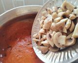 A picture of step 4 of Mushroom peas masala.