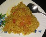 A picture of step 7 of Masala maggi.