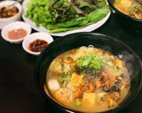 Hình bước làm 7 của món Bún Ốc của người Hà Thành (công thức sử dụng me chua)