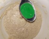 A picture of step 3 of Green faluda with kheer.