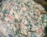 Foto del paso 5 de la receta: Papas rellenas con salsa blanca y acelga