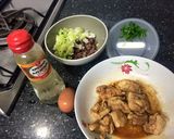 รูปขั้นตอนการทำที่ 4 ของ โอยาโกะด้ง(ข้าวหน้าไก่กับไข่) ฉบับไมโครเวฟ
