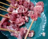 A picture of step 1 of Indonesian Meat BBQ w/ Peanut Sauce/Sate/Satay.