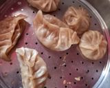 A picture of step 9 of Steamed and Fried Soya Momos (Soybean Dumplings).