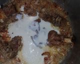 A picture of step 1 of Mutton yukhni pulao.
