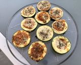 Une image de l'étape 7 de Courgettes rondes farcies tomate et chèvre (recette plancha).