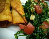 Foto del paso 9 de la receta: Flautas Rellenas de Pollo al ajillo con notas de curry...!