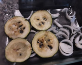Foto del paso 2 de la receta: Dorada al horno con calabacín y berenjenas