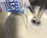 Foto del paso 4 de la receta Tarta de queso “La viña” de San Sebastián” (cheesecake) con top de frutos rojos
