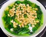 Hình bước làm 3 của món Canh Rau Cải Bó Xôi(Rau Chân Vịt) Nấu Tôm