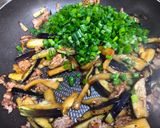 A picture of step 4 of Eggplant Oyster sauce Fry.