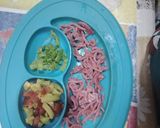 Foto del paso 8 de la receta: Fideos de remolacha con guarnición