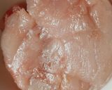 Hình bước làm 1 của món Chả cá chiên mỡ hành