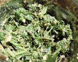 A picture of step 4 of Methi dhebara.