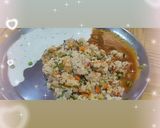 A picture of step 3 of Vegetable Rava Upma easy tiffin recipe.