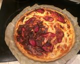 Une image de l'étape 9 de Tarte crottin de chèvre et coppa.