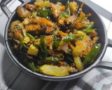 Foto langkah ke 4 dari resep Kerang cabe ijo.