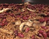 A picture of step 2 of Veggie chilli con carne.