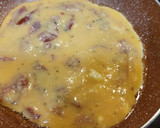 Foto del paso 7 de la receta: Tortilla de copos de batata, jamón y quesos