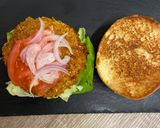 Foto del paso 7 de la receta: Hamburguesa Crispy chicken en Airfryer