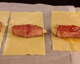 A picture of step 8 of Pasta Wrapped Chicken Cordon Bleu.