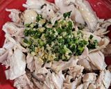 รูปขั้นตอนการทำที่ 3 ของ ไก่นึ่งขิงและต้นหอม