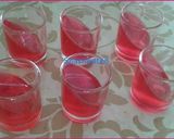 A picture of step 8 of Custard Jelly Pudding.