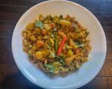 A picture of step 3 of Lau Ghonto or Bottle Gourd Curry.