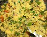 A picture of step 3 of Vegetable Rava Upma.