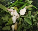 A picture of step 1 of Steamed palak chicken.