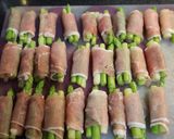和風芝麻蘆筍豬肉捲的食譜步驟1照片
