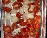 A picture of step 3 of Roasted Tomato and Bell Pepper Soup.