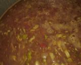 A picture of step 5 of Hot and sour soup.