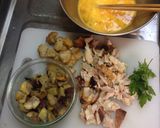 A picture of step 1 of Thanksgiving Leftovers Breakfast Scramble.
