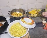 A picture of step 5 of Apple crumble.