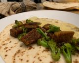 Une image de l'étape 2 de Tortilla de tempeh aux brocolis.