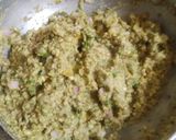 A picture of step 2 of Matki sprouts pakoda.